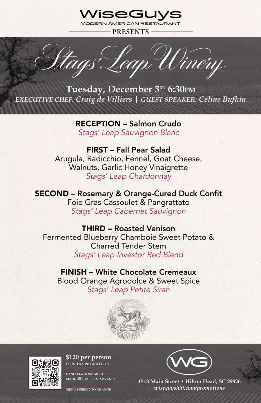 Stags' Leap Wine Dinner