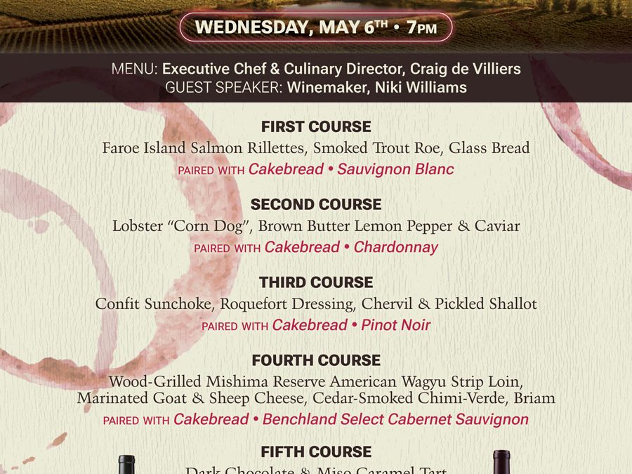 Cakebread Wine Dinner